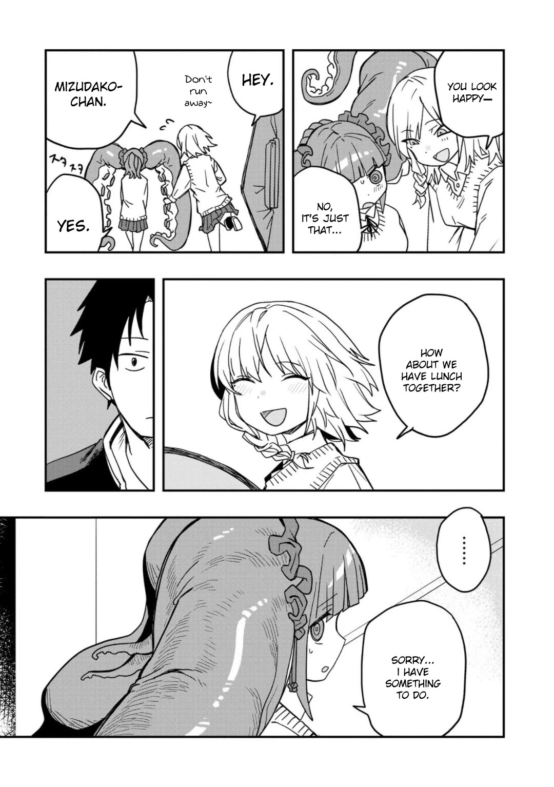 Mizudako-chan kara wa Nigerarenai! Chapter 3 - Page 15