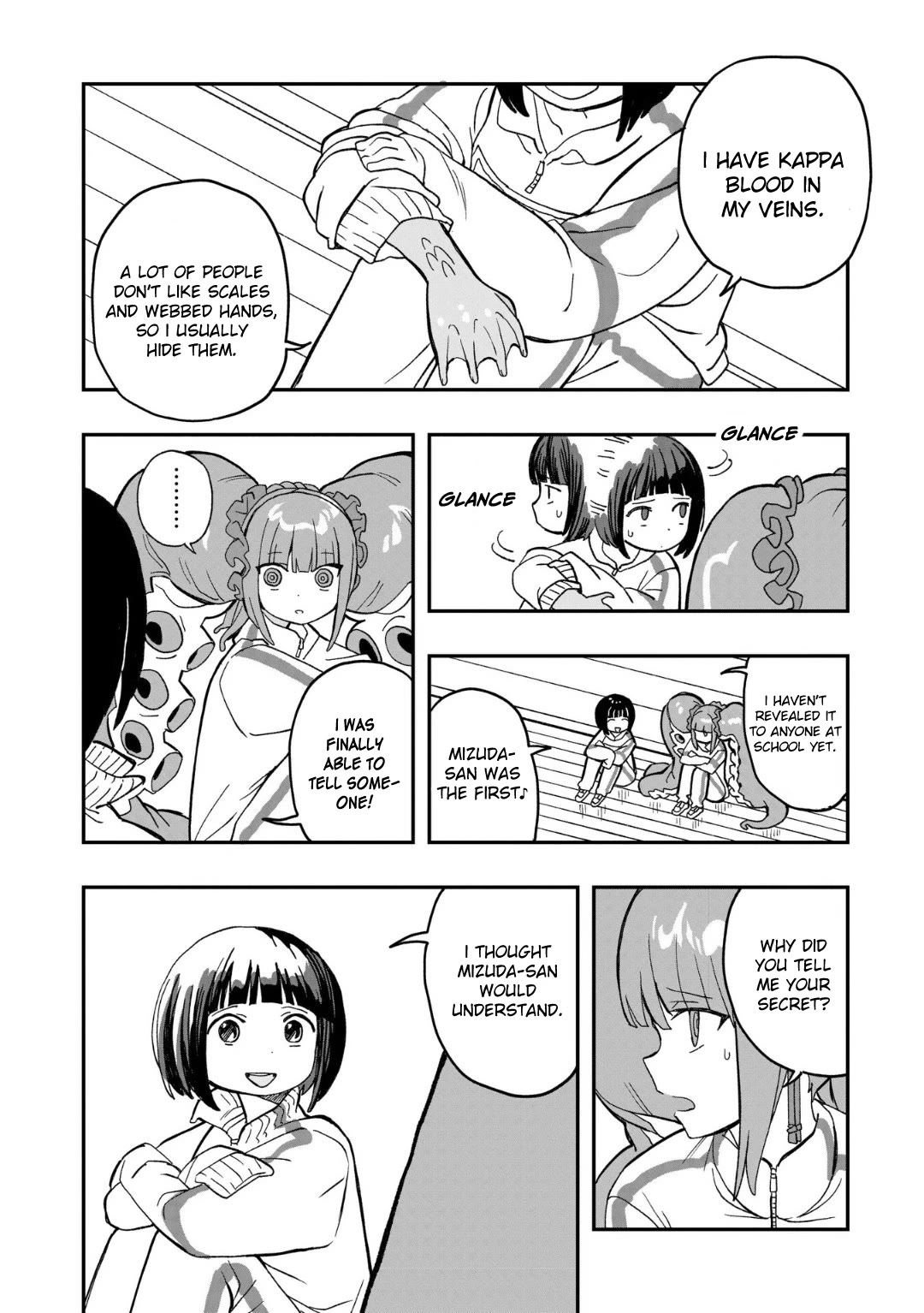 Mizudako-chan kara wa Nigerarenai! Chapter 8 - Page 12