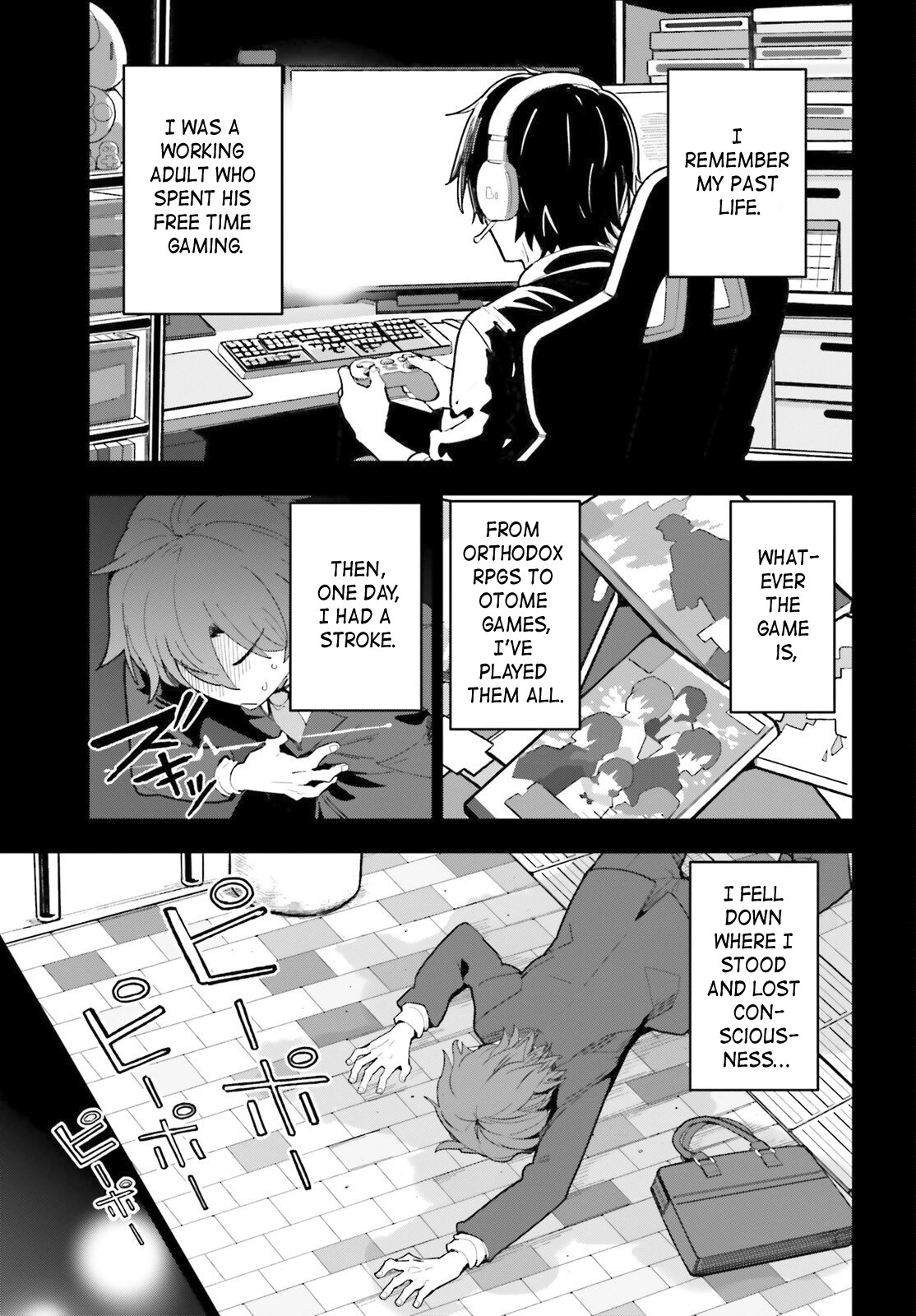 Mob Shisai Dakedo, Kono Sekai ga Otome Game dato Kizuita node Heroine wo Ikusei Shimasu Chapter 1 - Page 3