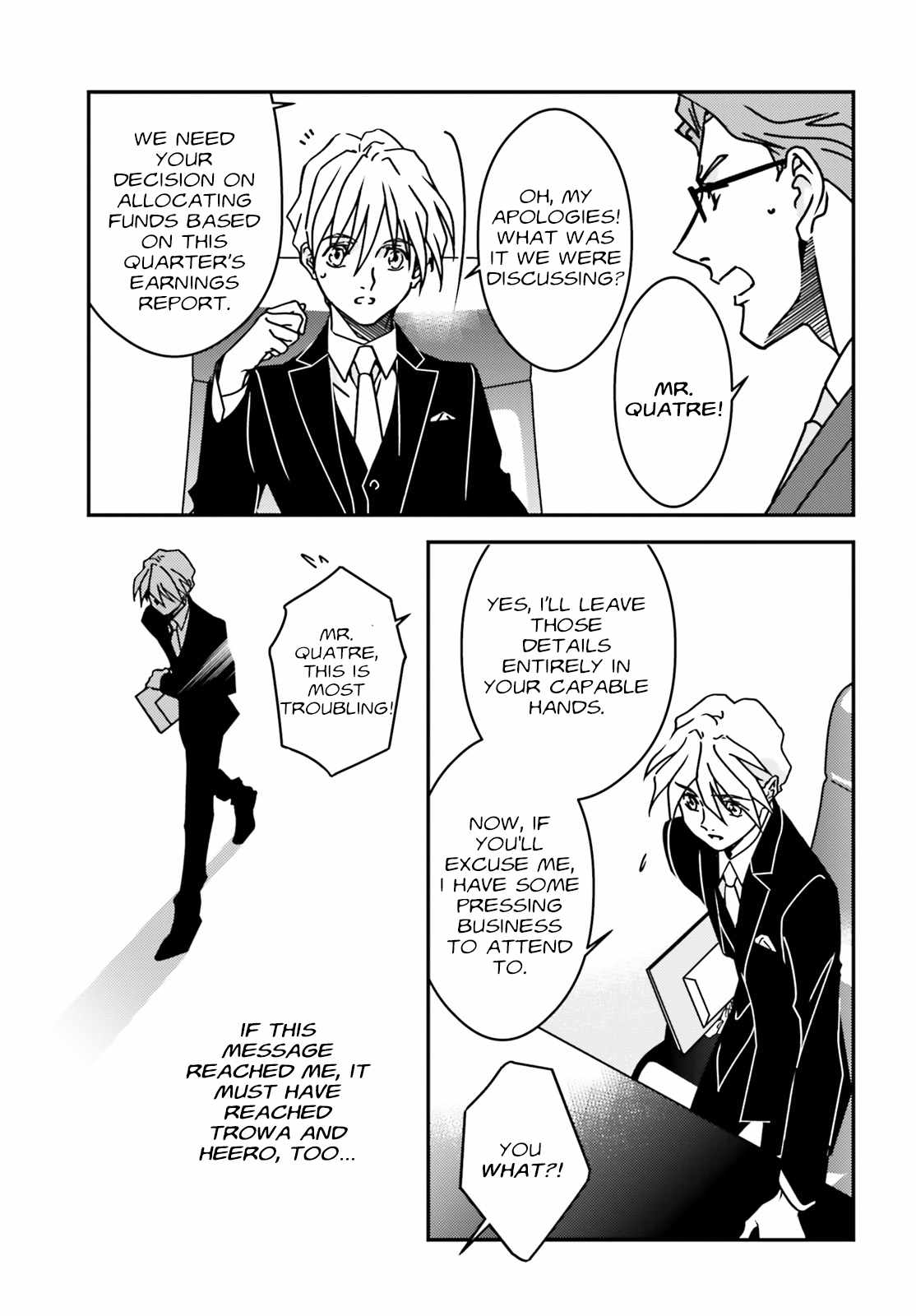 Mobile Suit Gundam Wing 0.5 Point Half Preventer-7 Chapter 1 - Page 12
