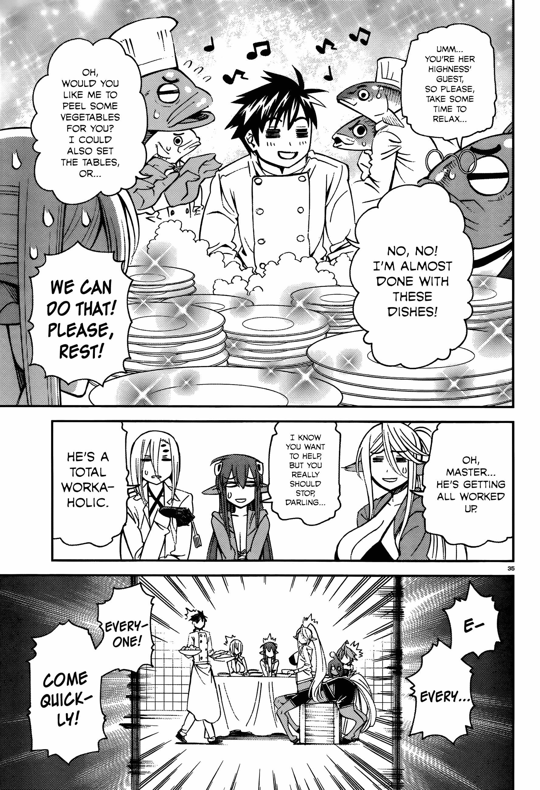 Monster Musume no Iru Nichijou Chapter 35 - Page 35