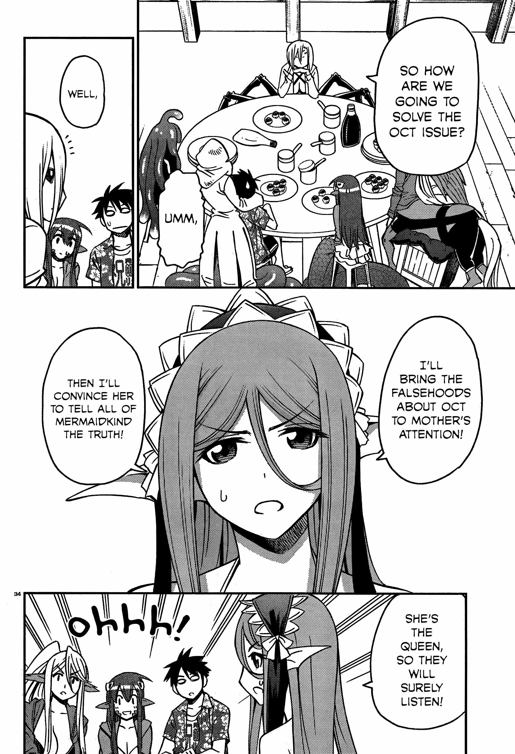 Monster Musume no Iru Nichijou Chapter 36 - Page 34