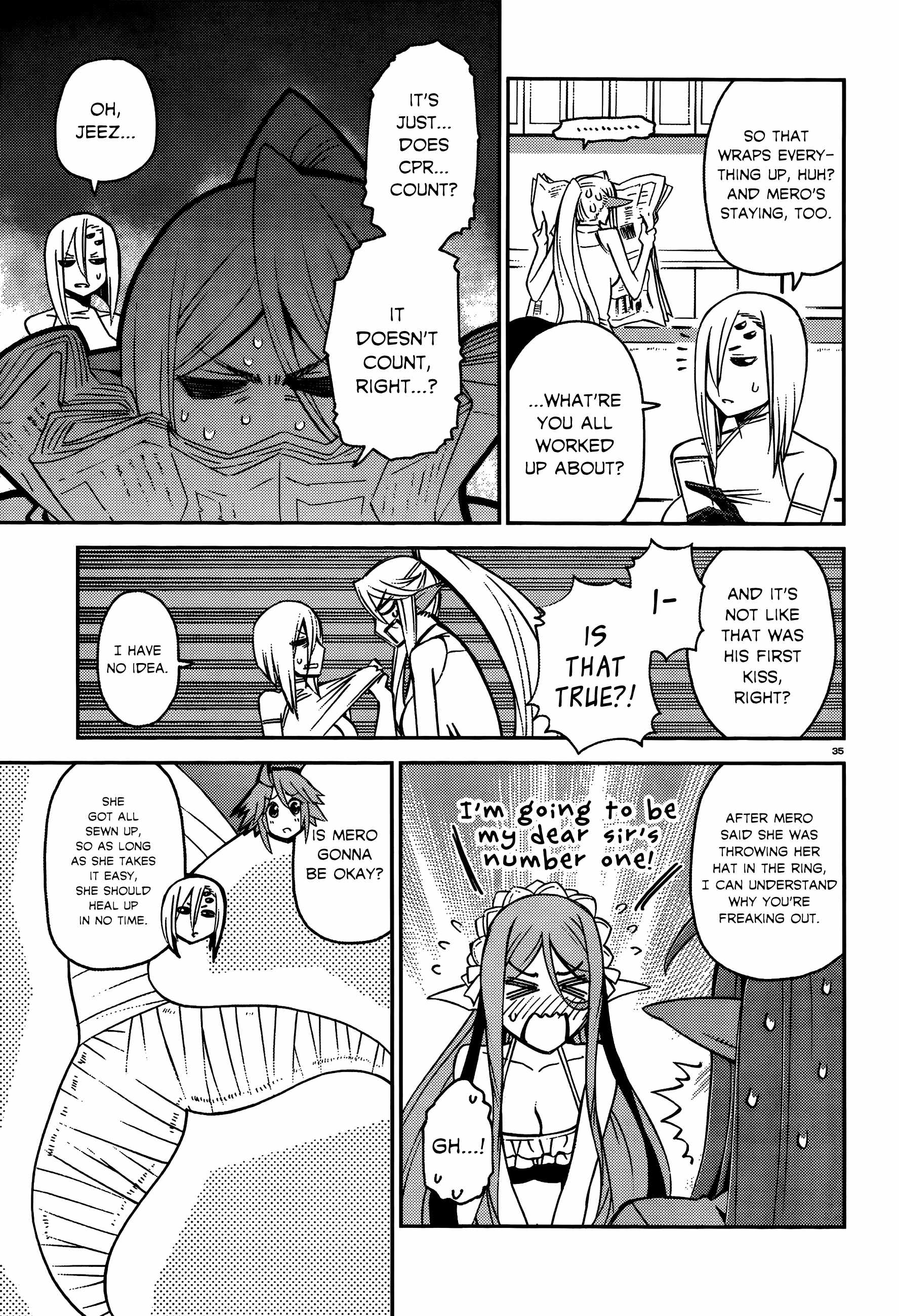 Monster Musume no Iru Nichijou Chapter 37 - Page 35