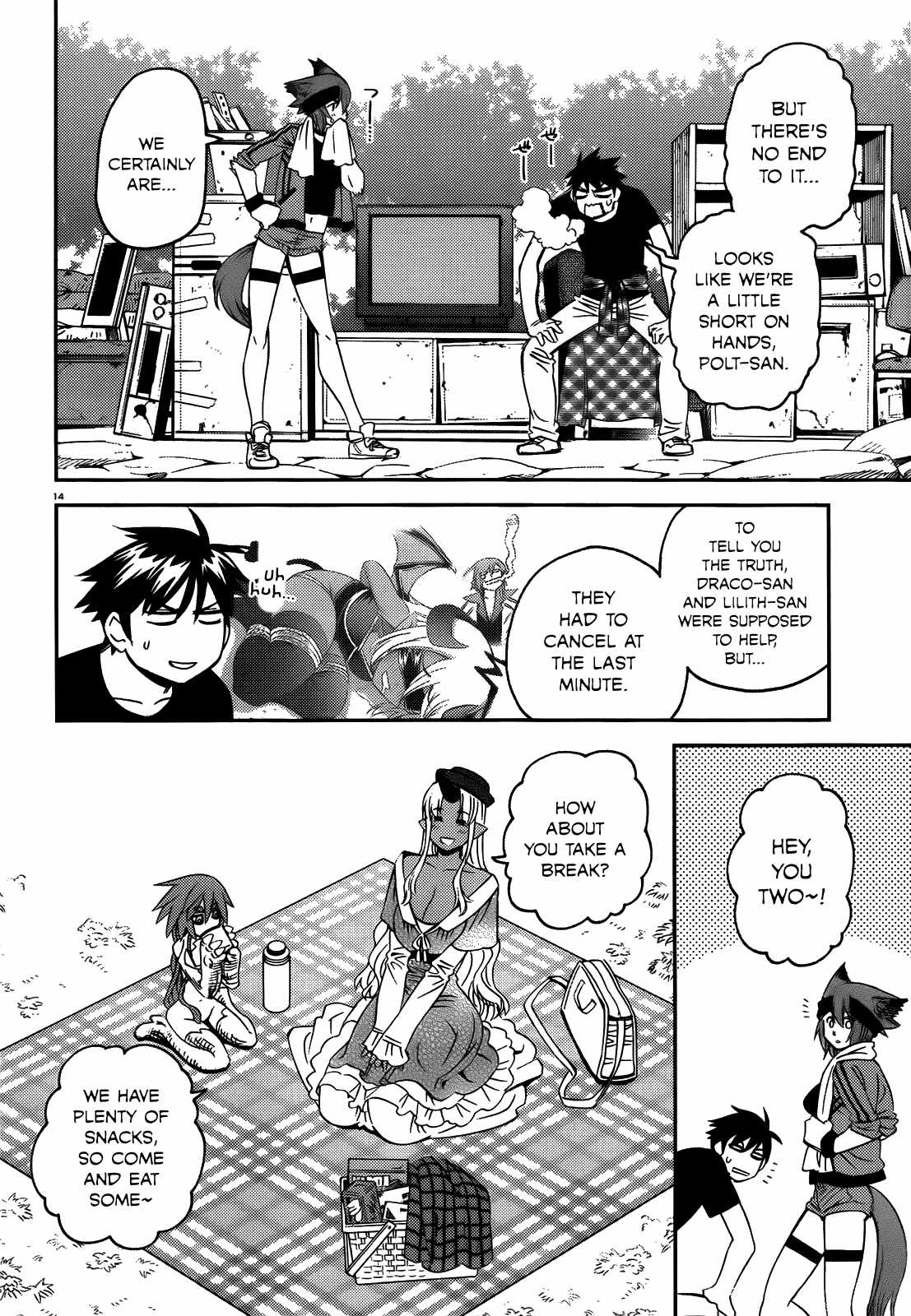 Monster Musume no Iru Nichijou Chapter 41 - Page 14
