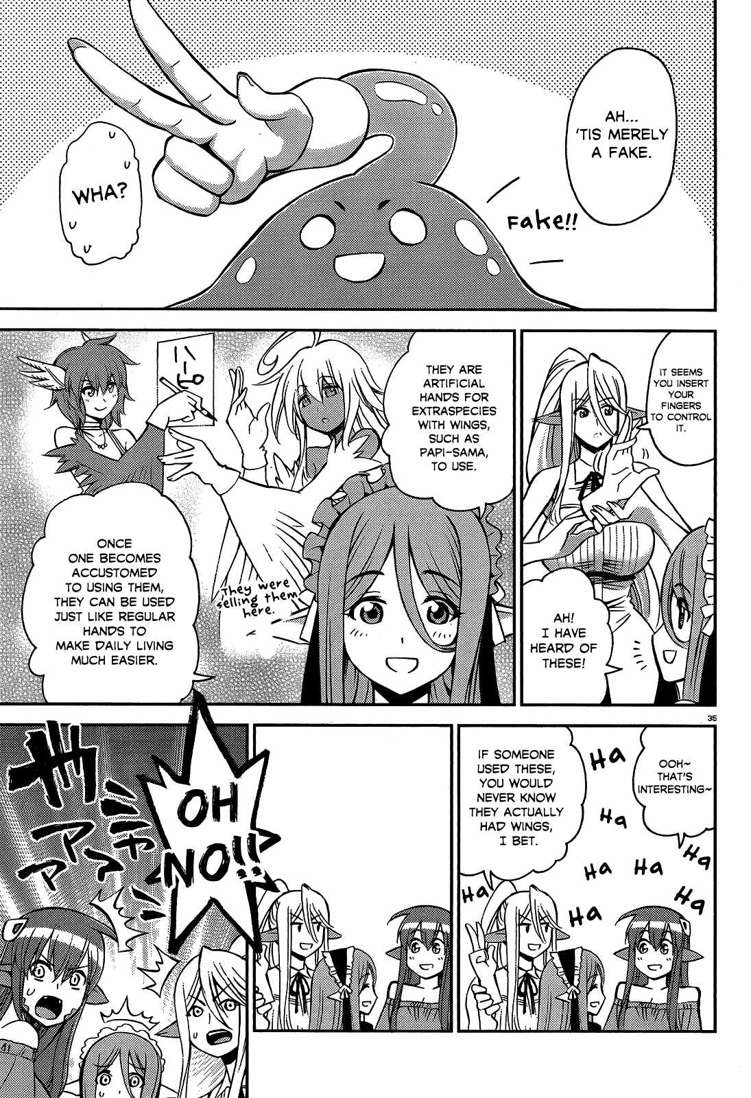 Monster Musume no Iru Nichijou Chapter 50 - Page 35