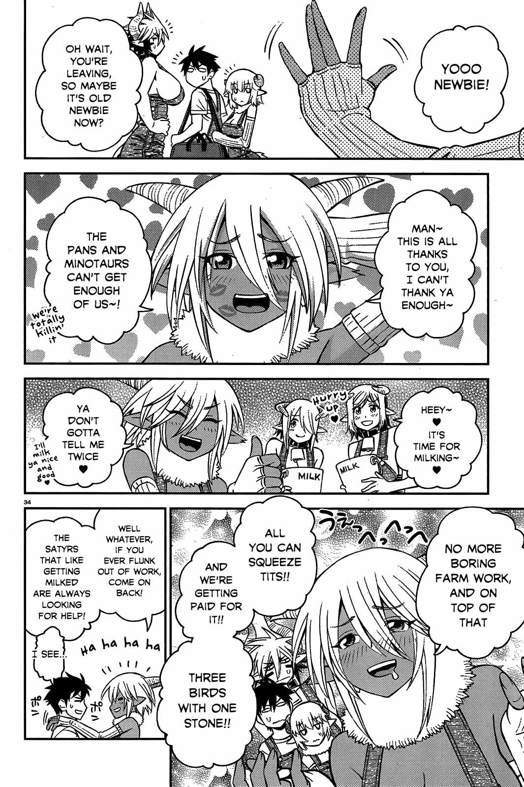 Monster Musume no Iru Nichijou Chapter 59 - Page 34