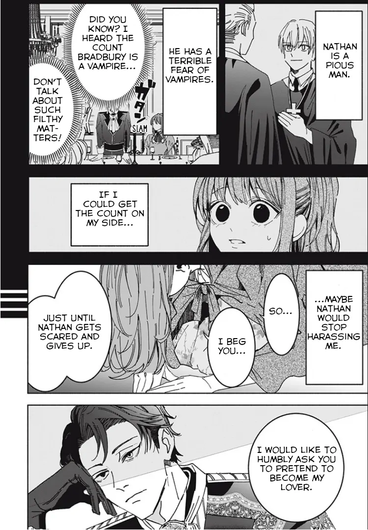 Moto Konyakusha kara Nigeru tame Kyūketsu Hakushaku ni Koibito no Furi wo Onegai Shitara, Naze ka Dekiai Mōdo ni Narimashita Chapter 1 - Page 36