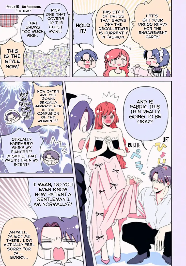 Moto Konyakusha kara Nigeru tame Kyūketsu Hakushaku ni Koibito no Furi wo Onegai Shitara, Naze ka Dekiai Mōdo ni Narimashita Chapter 16.4 - Page 2