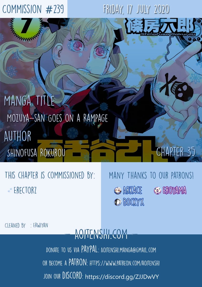 Mozuya-san Gyakujousuru Chapter 35 - Page 1
