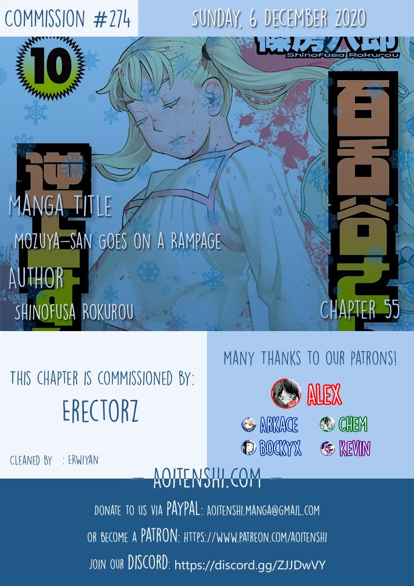 Mozuya-san Gyakujousuru Chapter 55 - Page 1