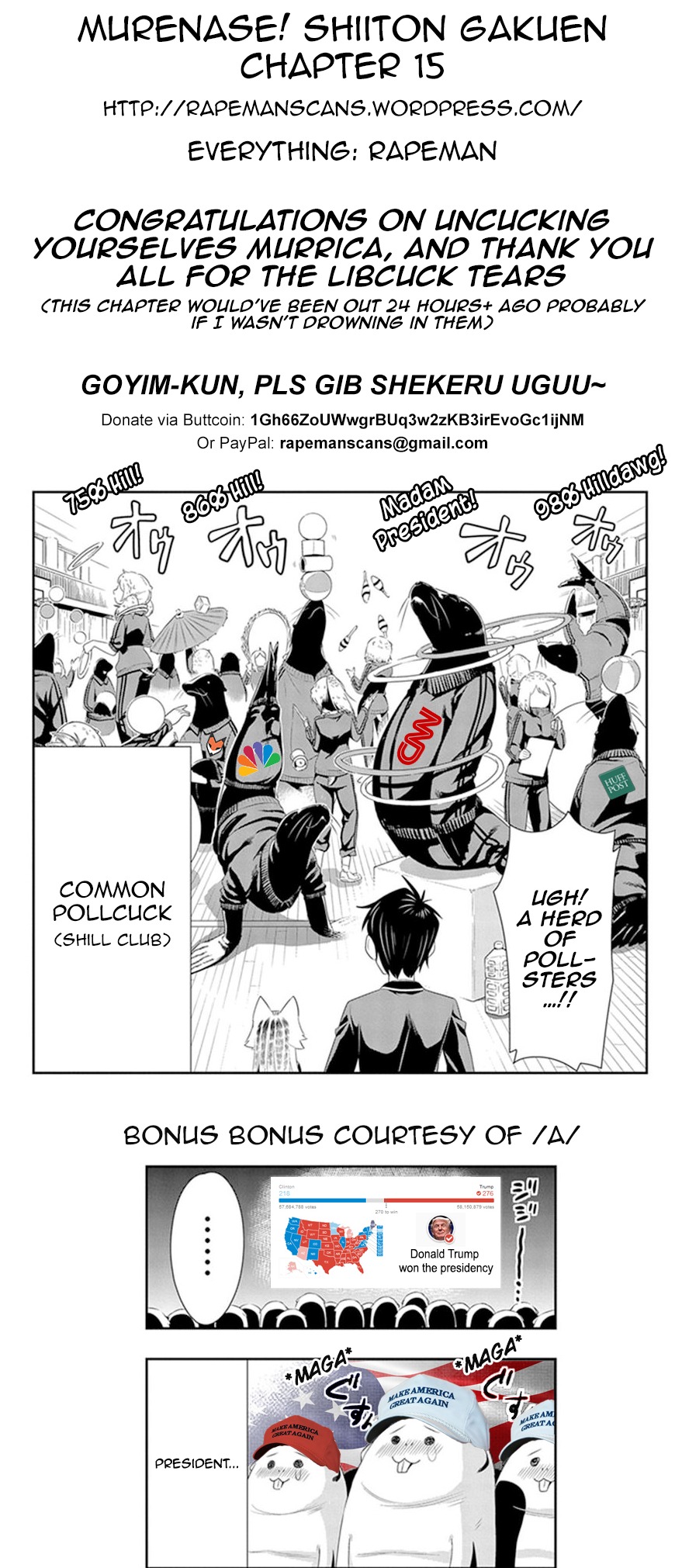 Murenase! Shiiton Gakuen Chapter 15 - Page 22