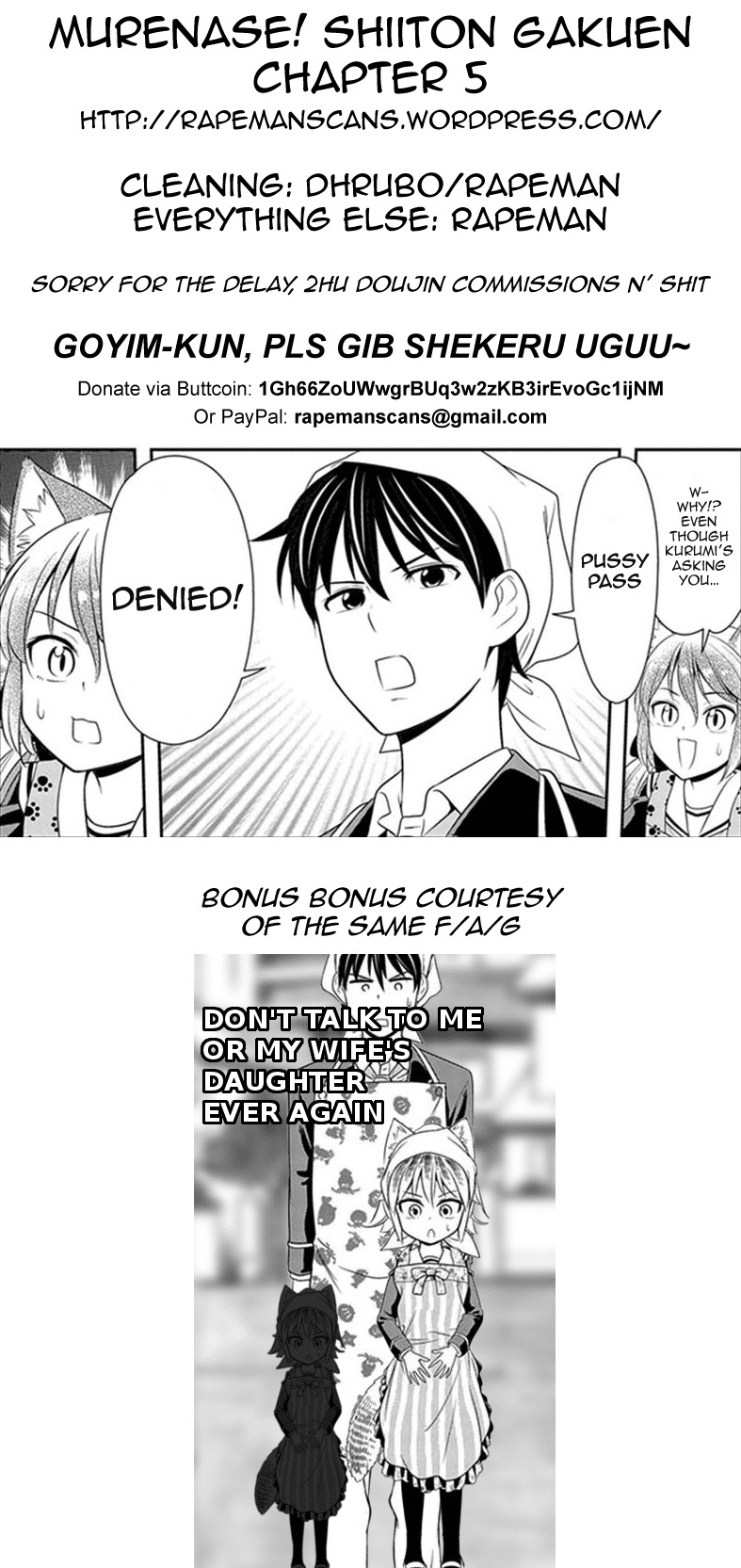Murenase! Shiiton Gakuen Chapter 5 - Page 21