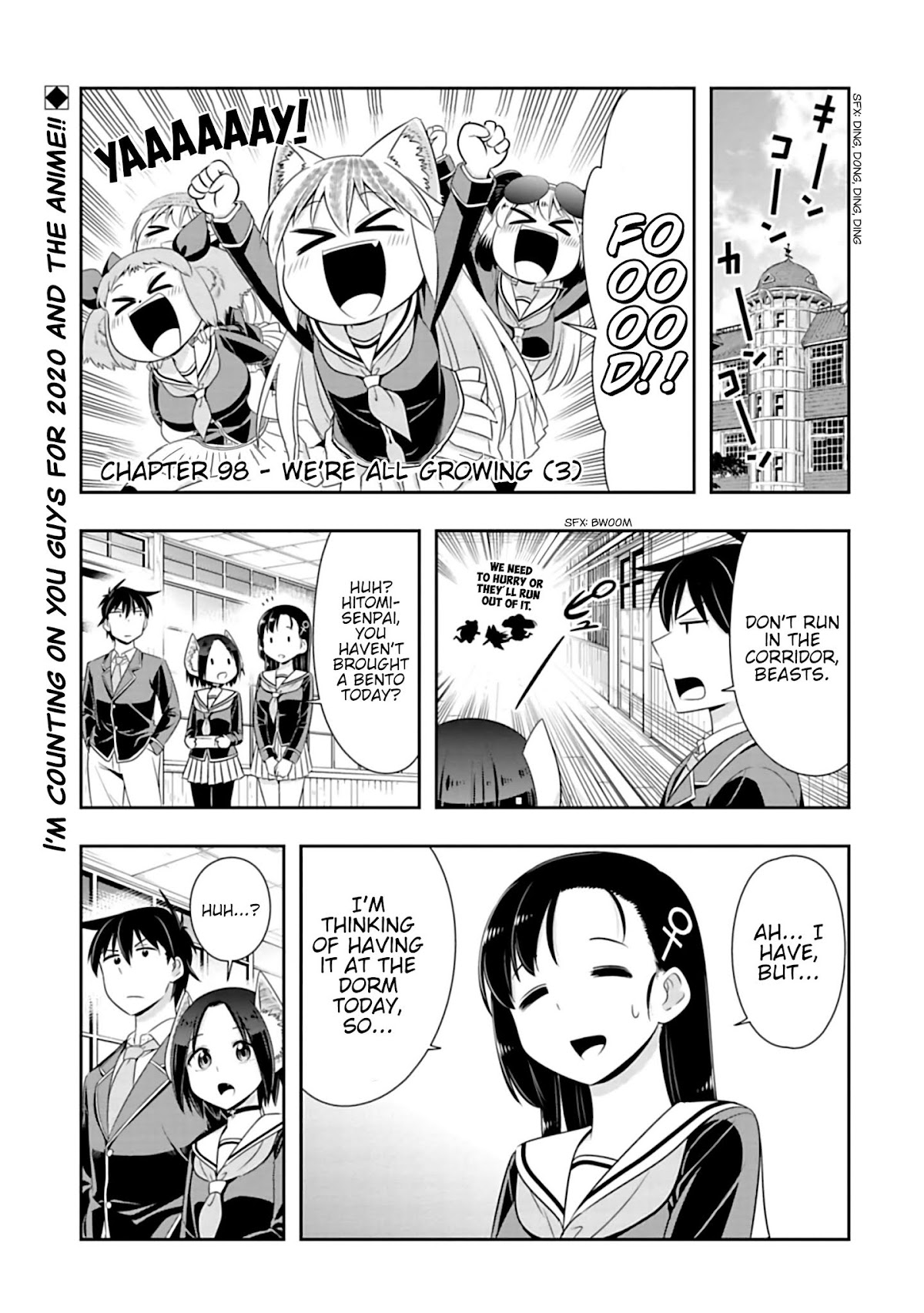 Murenase! Shiiton Gakuen Chapter 98 - Page 1