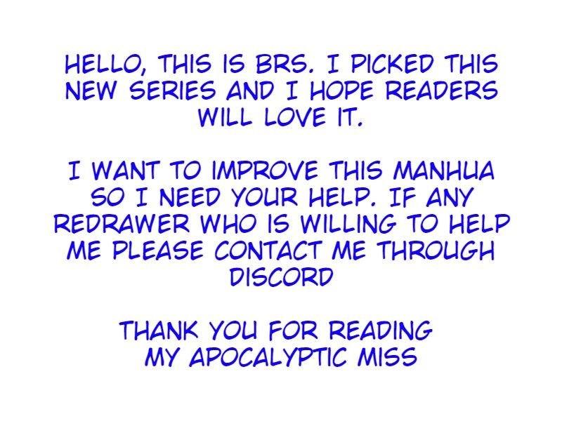 My Apocalyptic Miss Chapter 1 - Page 58