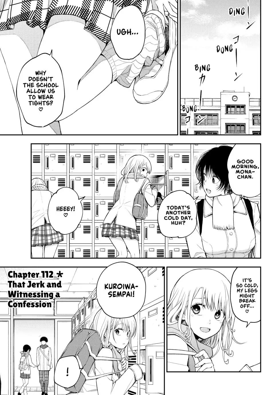 My Charms Are Wasted On Kuroiwa Medaka Chapter 112 - Page 1