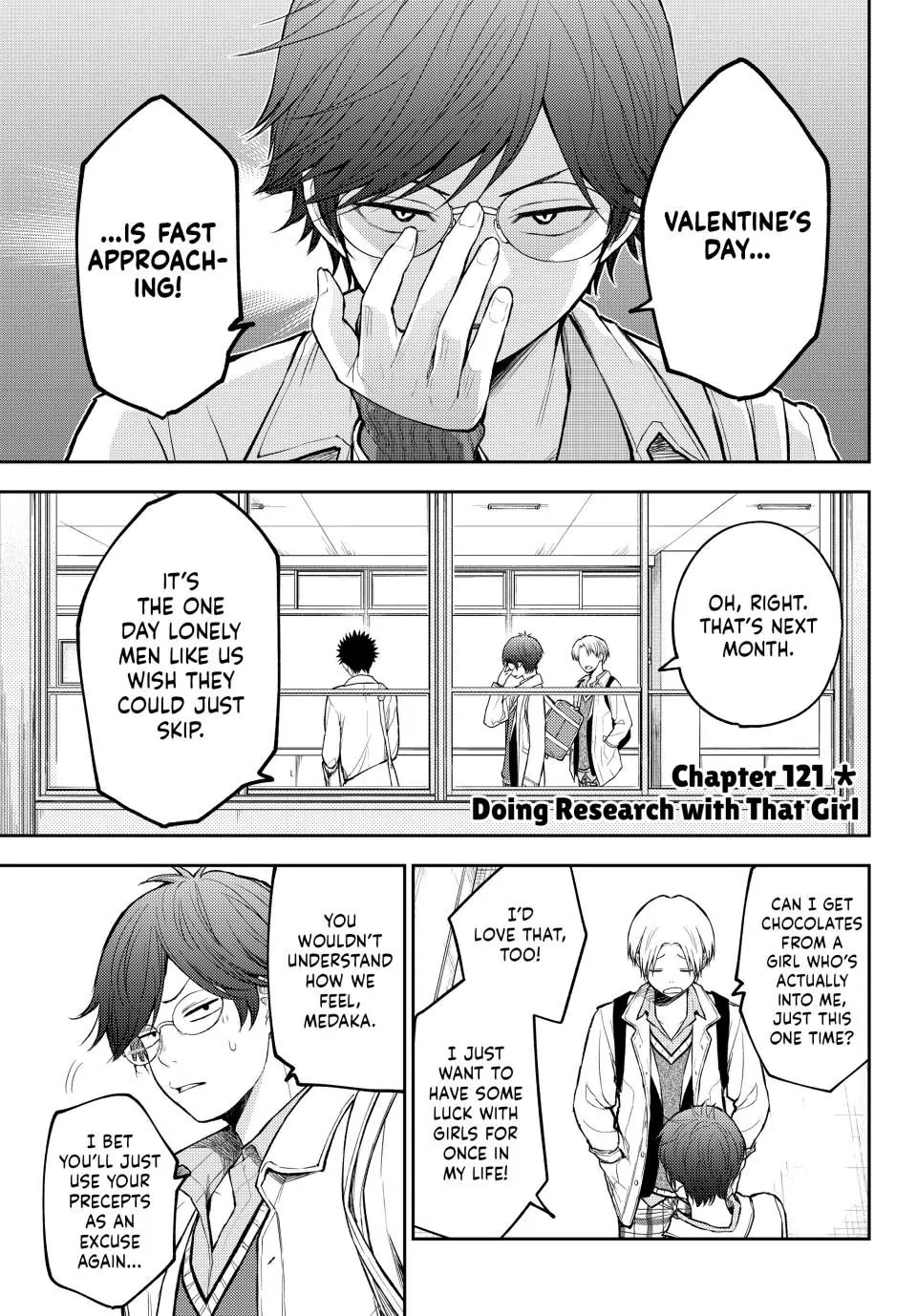 My Charms Are Wasted On Kuroiwa Medaka Chapter 121 - Page 1