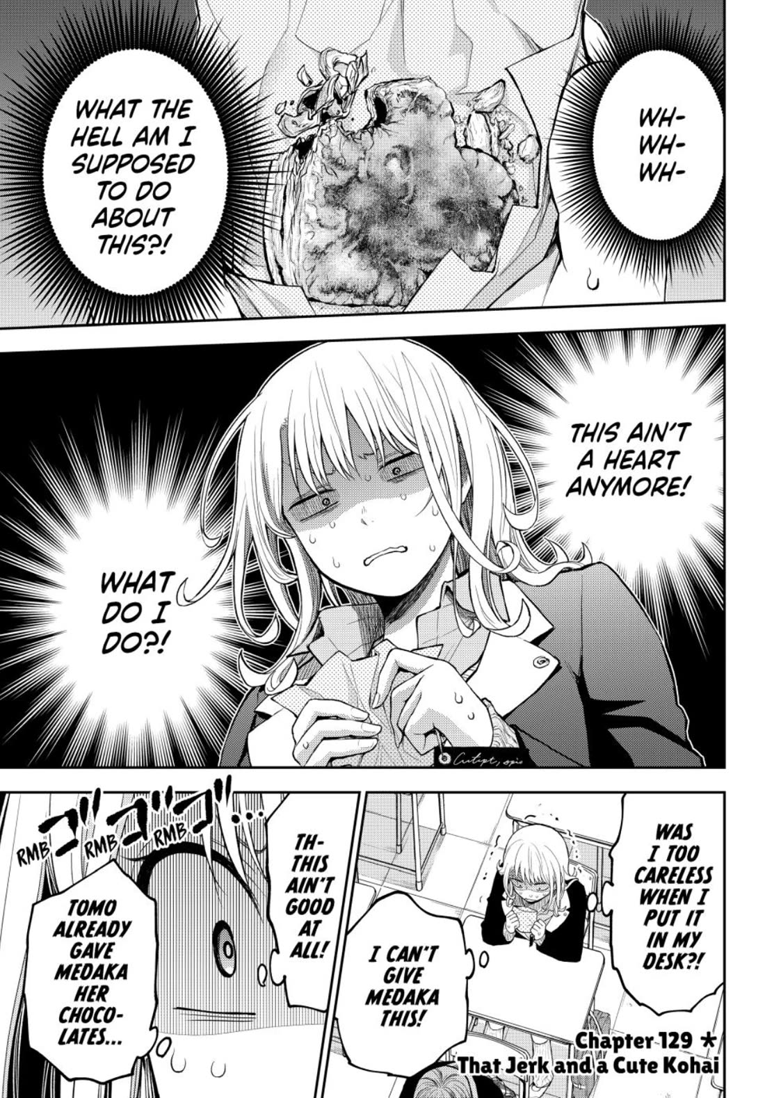 My Charms Are Wasted On Kuroiwa Medaka Chapter 129 - Page 1