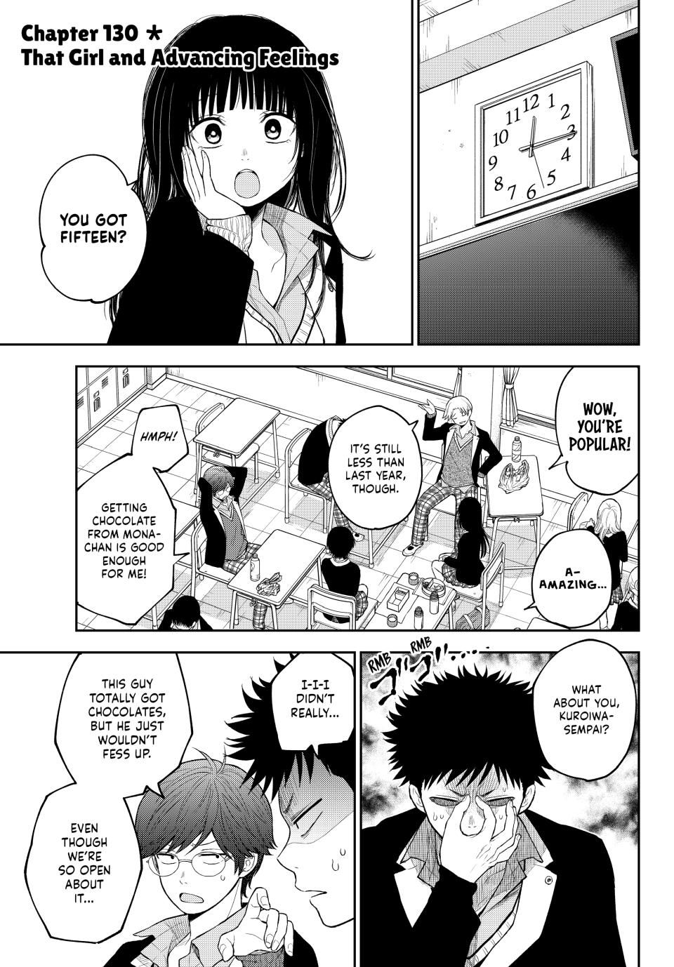 My Charms Are Wasted On Kuroiwa Medaka Chapter 130 - Page 1