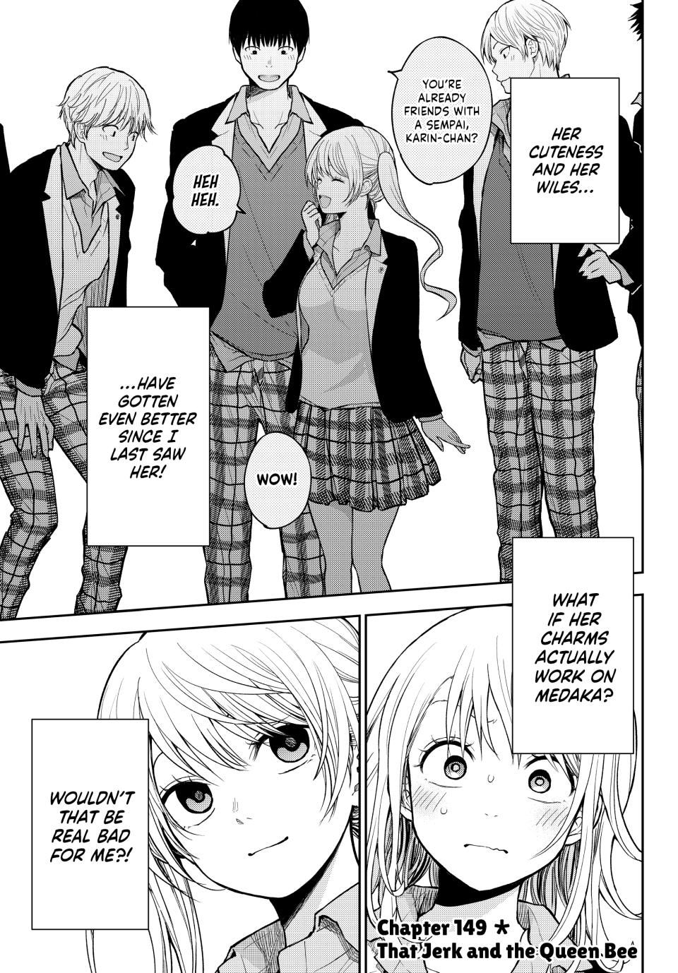 My Charms Are Wasted On Kuroiwa Medaka Chapter 149 - Page 1