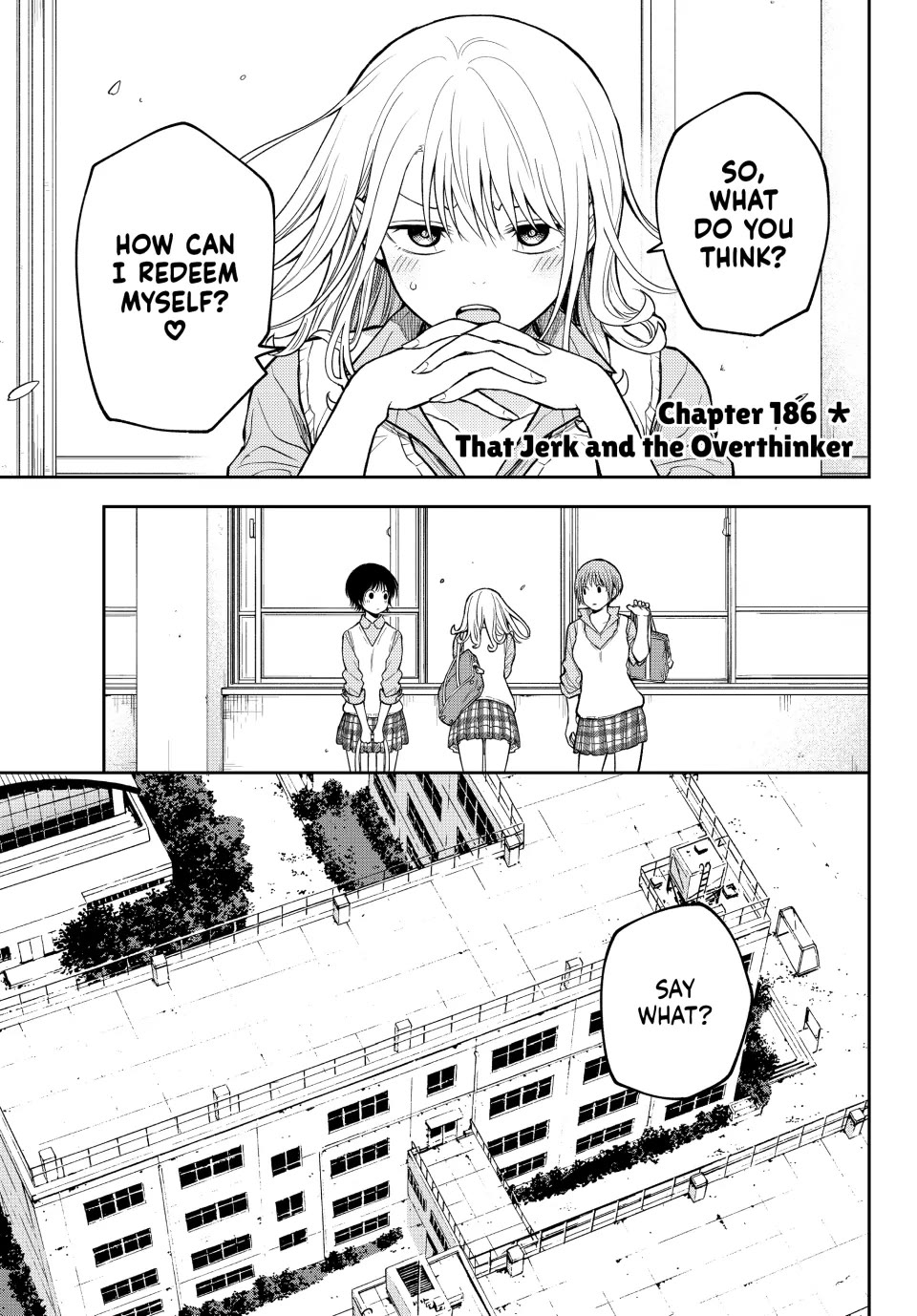My Charms Are Wasted On Kuroiwa Medaka Chapter 186 - Page 1