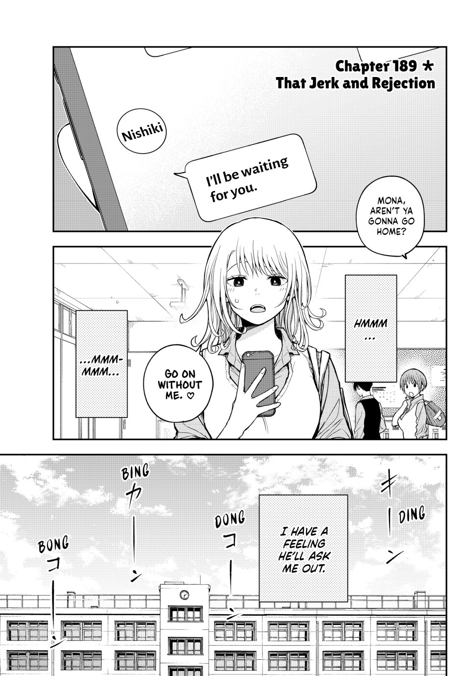 My Charms Are Wasted On Kuroiwa Medaka Chapter 189 - Page 1