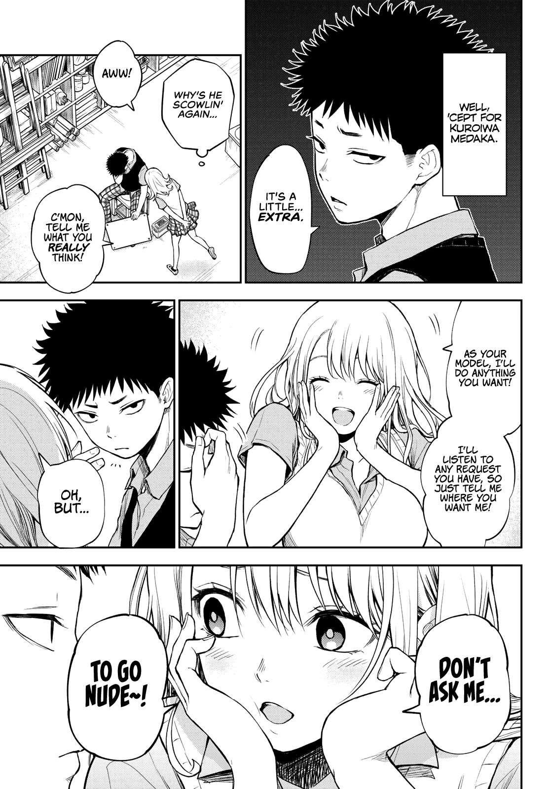 My Charms Are Wasted On Kuroiwa Medaka Chapter 3 - Page 4