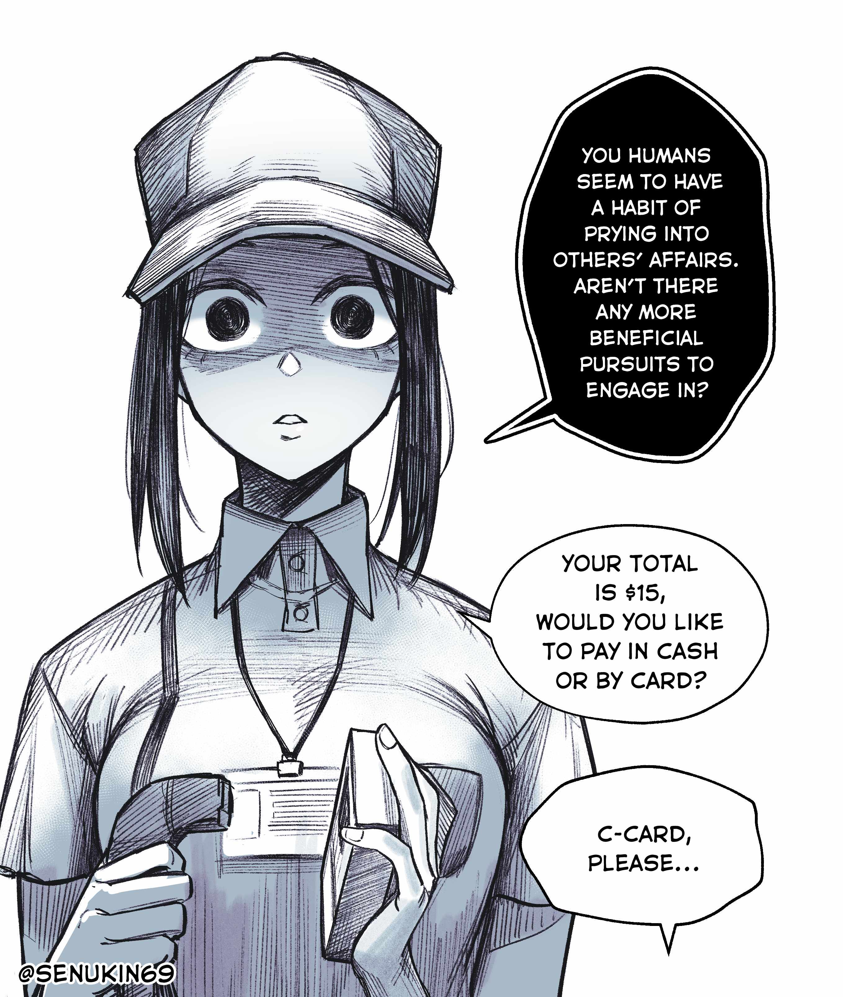 My Co-worker is an Eldritch X! Chapter 1 - Page 3