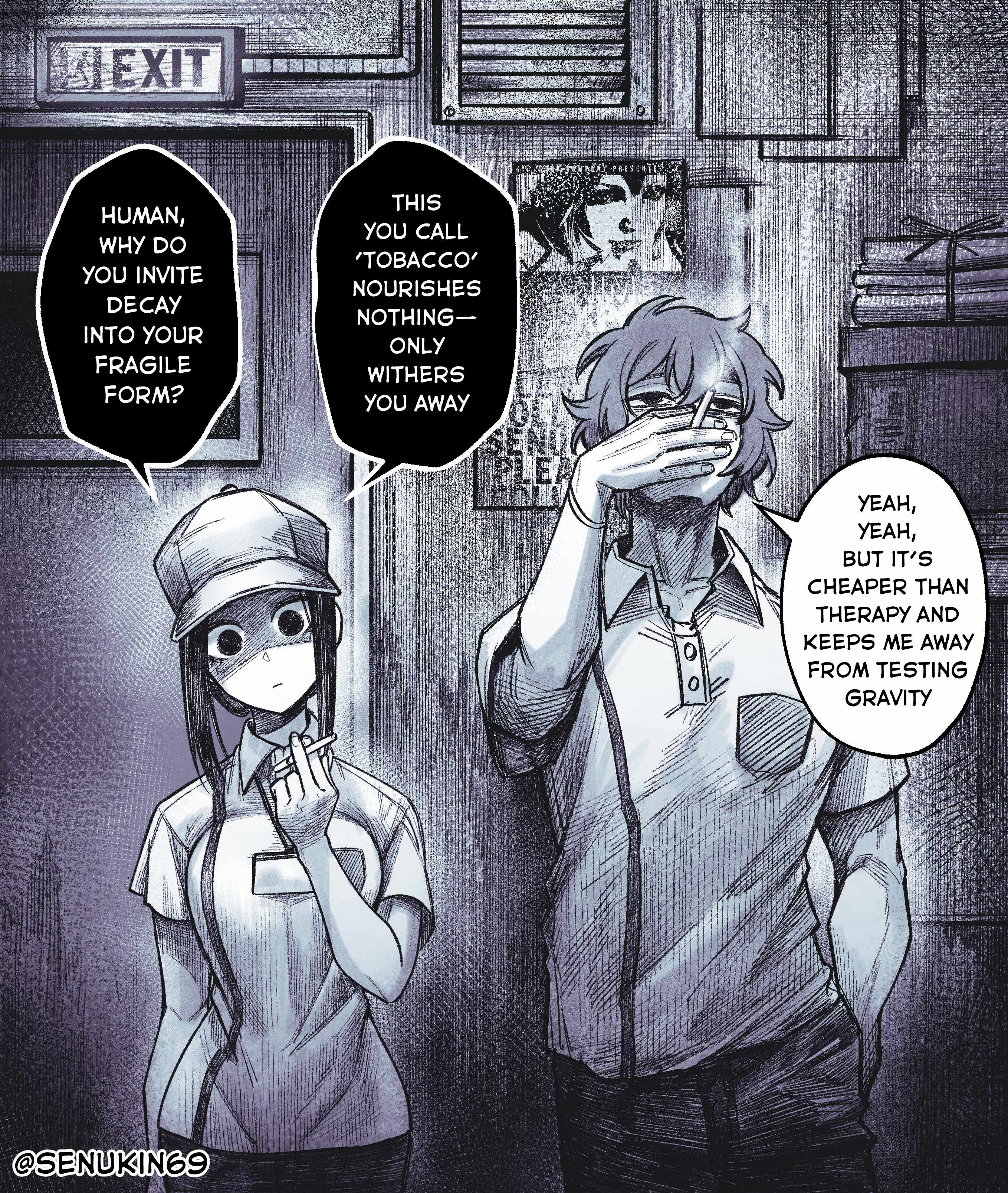 My Co-worker is an Eldritch X! Chapter 2 - Page 1
