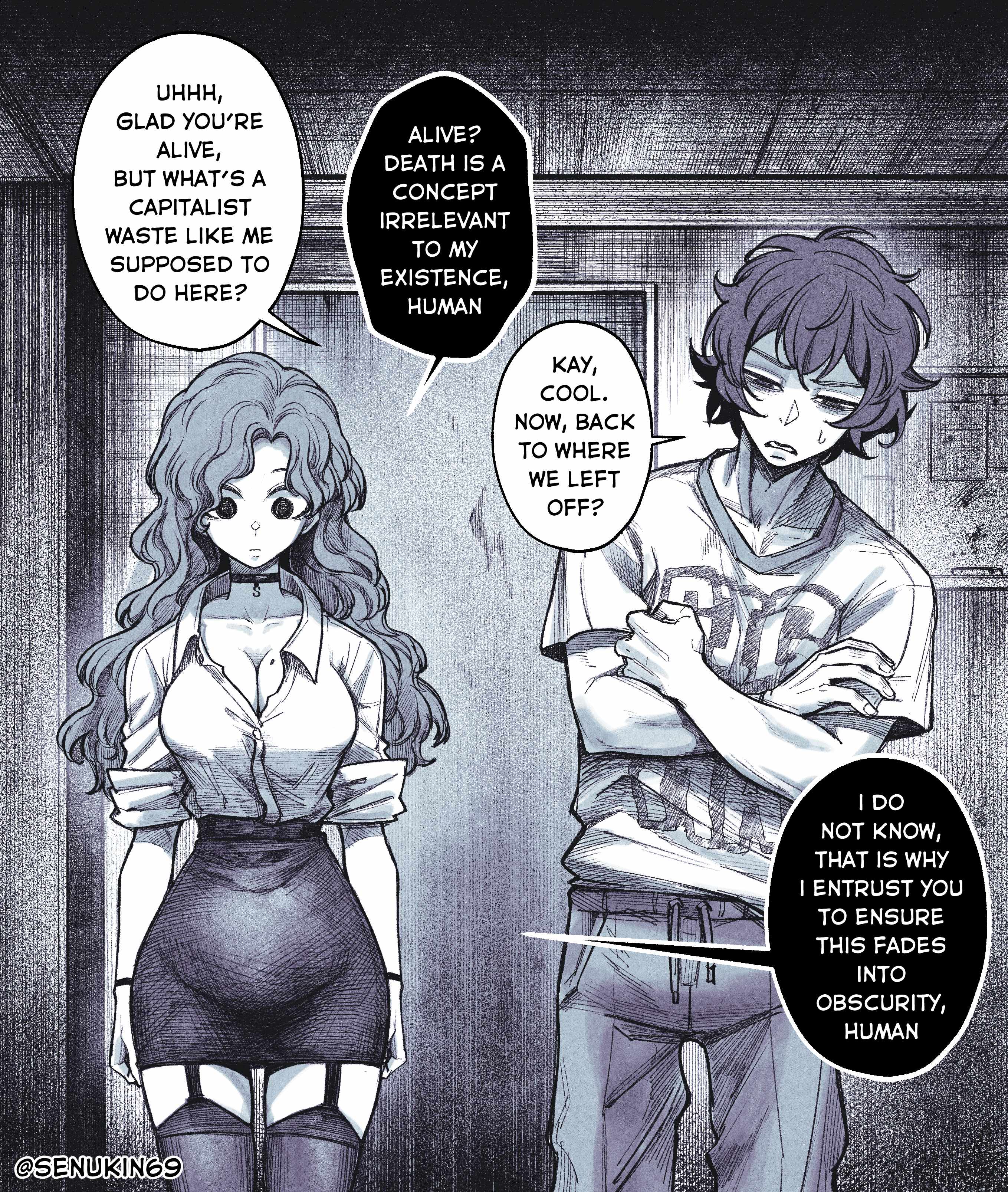 My Co-worker is an Eldritch X! Chapter 3 - Page 1