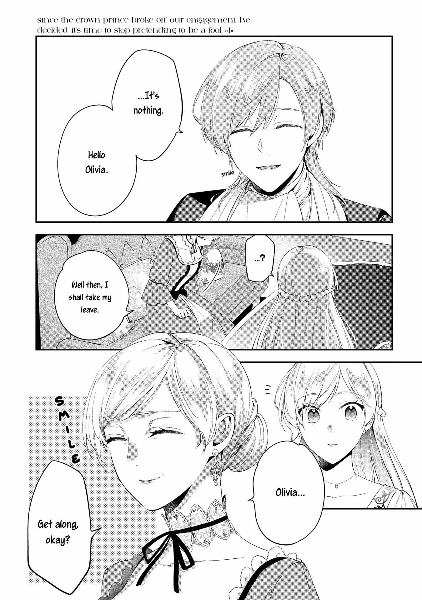 My Engagement With the Prince Was Cancelled So I Will Stop Pretending to Be a Fool Chapter 3 - Page 7
