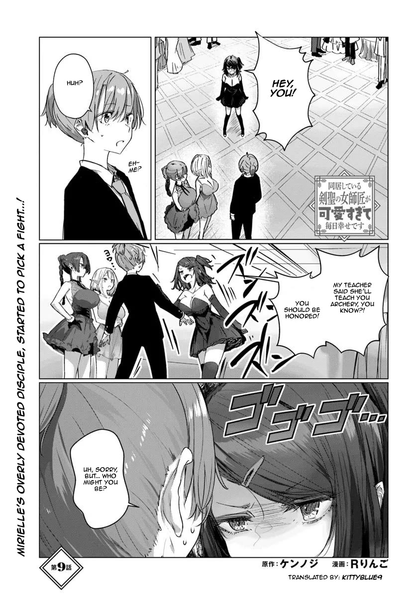 My Female Sword Master, Whom I Live With, Is So Cute That I’m Happy Every Day Chapter 9.1 - Page 1