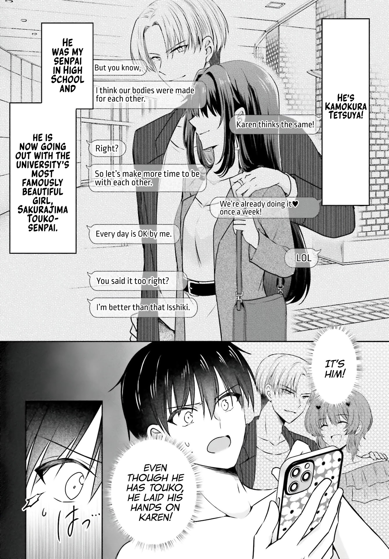 My Girlfriend Cheated on Me With a Senior, so I’m Cheating on Her With His Girlfriend Chapter 1 - Page 10