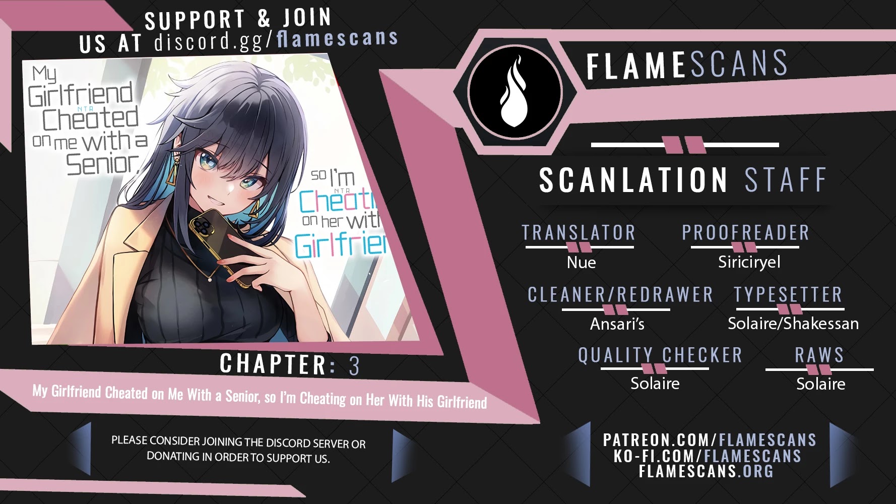 My Girlfriend Cheated on Me With a Senior, so I’m Cheating on Her With His Girlfriend Chapter 3 - Page 1