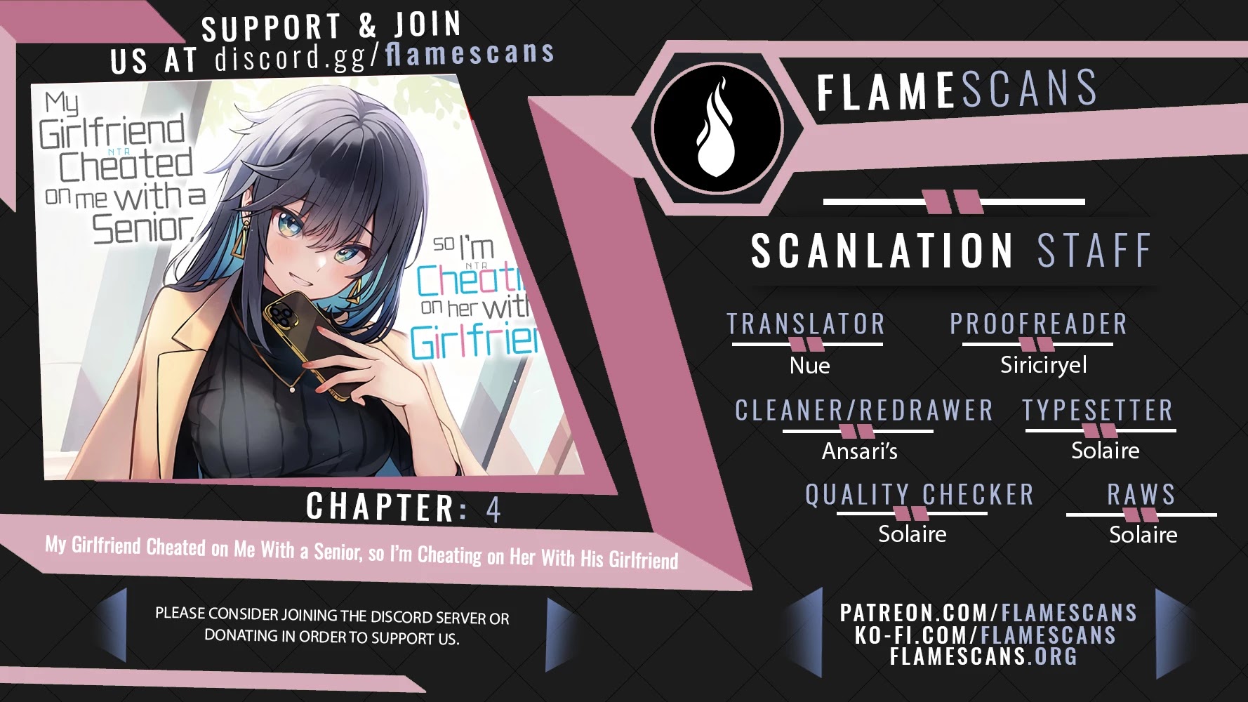 My Girlfriend Cheated on Me With a Senior, so I’m Cheating on Her With His Girlfriend Chapter 4 - Page 1