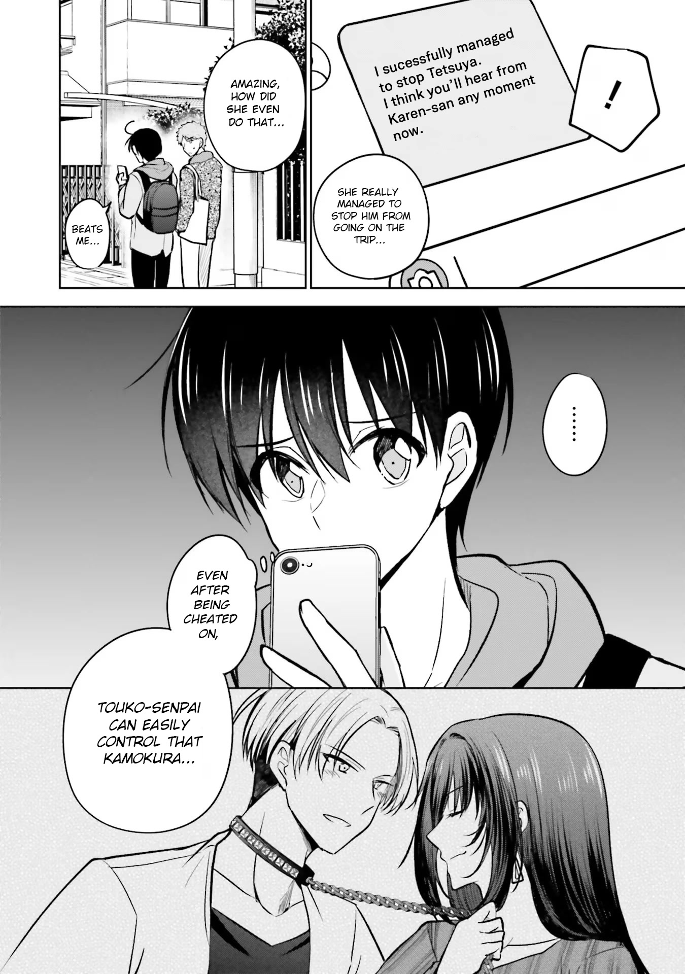 My Girlfriend Cheated on Me With a Senior, so I’m Cheating on Her With His Girlfriend Chapter 8 - Page 14