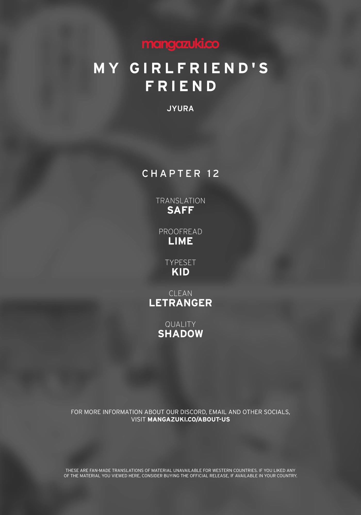 My Girlfriend’s Friend Chapter 12 - Page 1