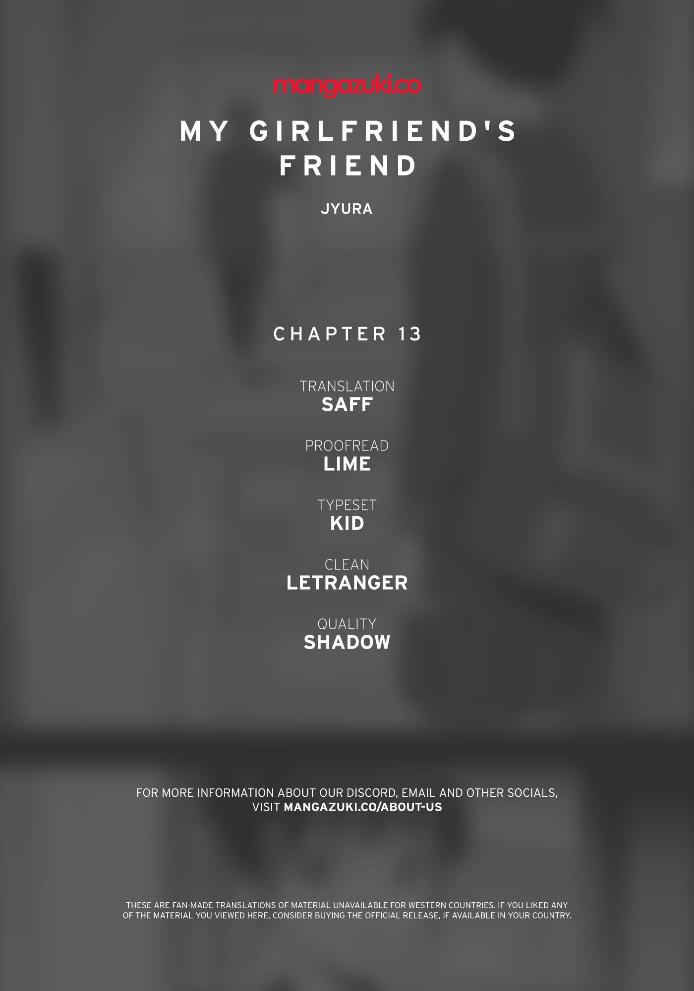 My Girlfriend’s Friend Chapter 13 - Page 1