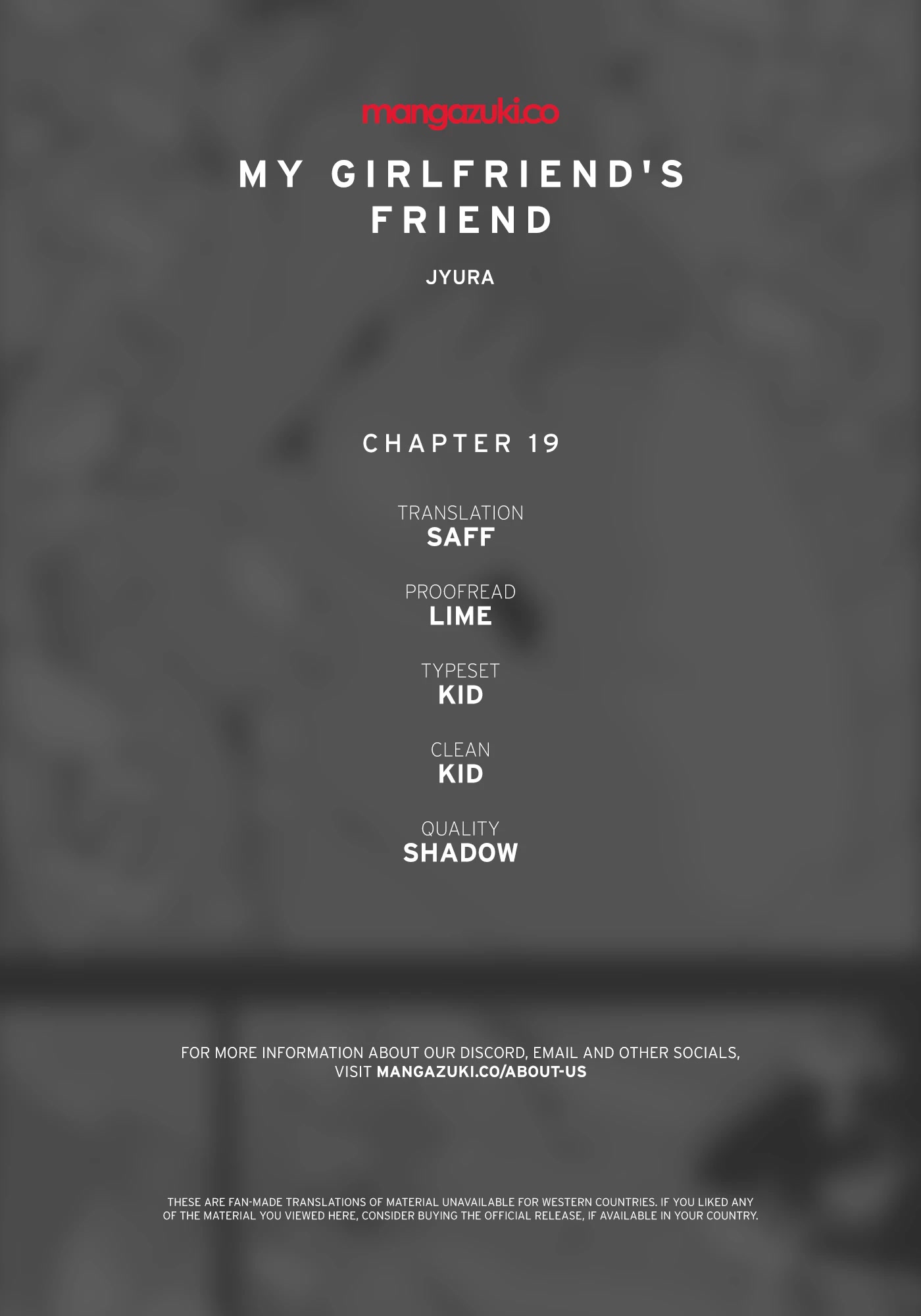 My Girlfriend’s Friend Chapter 19 - Page 1