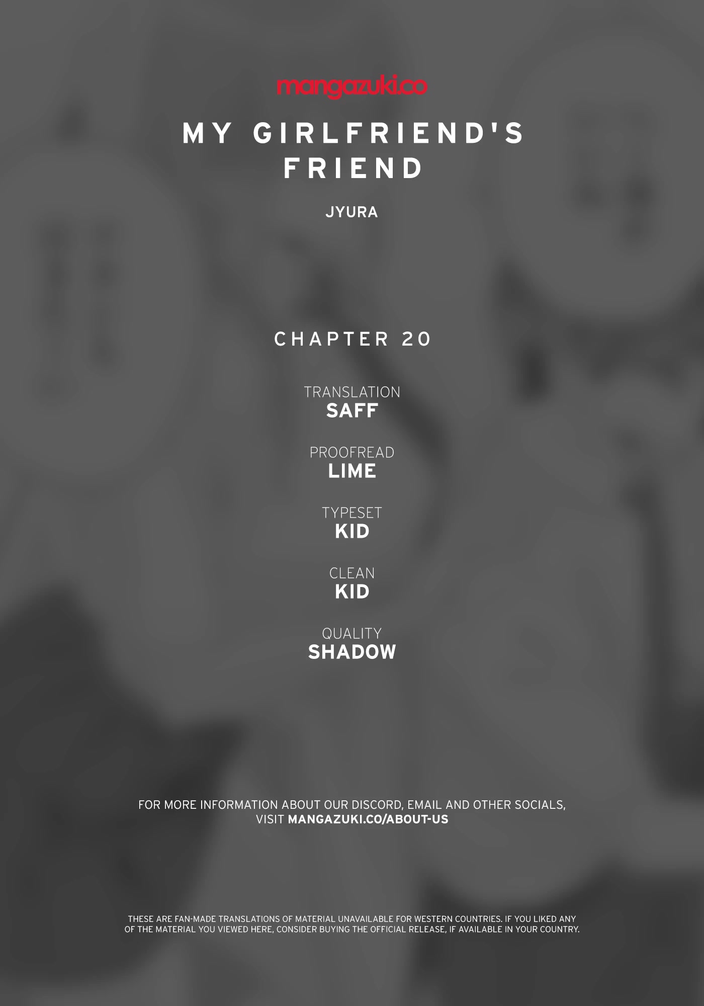 My Girlfriend’s Friend Chapter 20 - Page 1