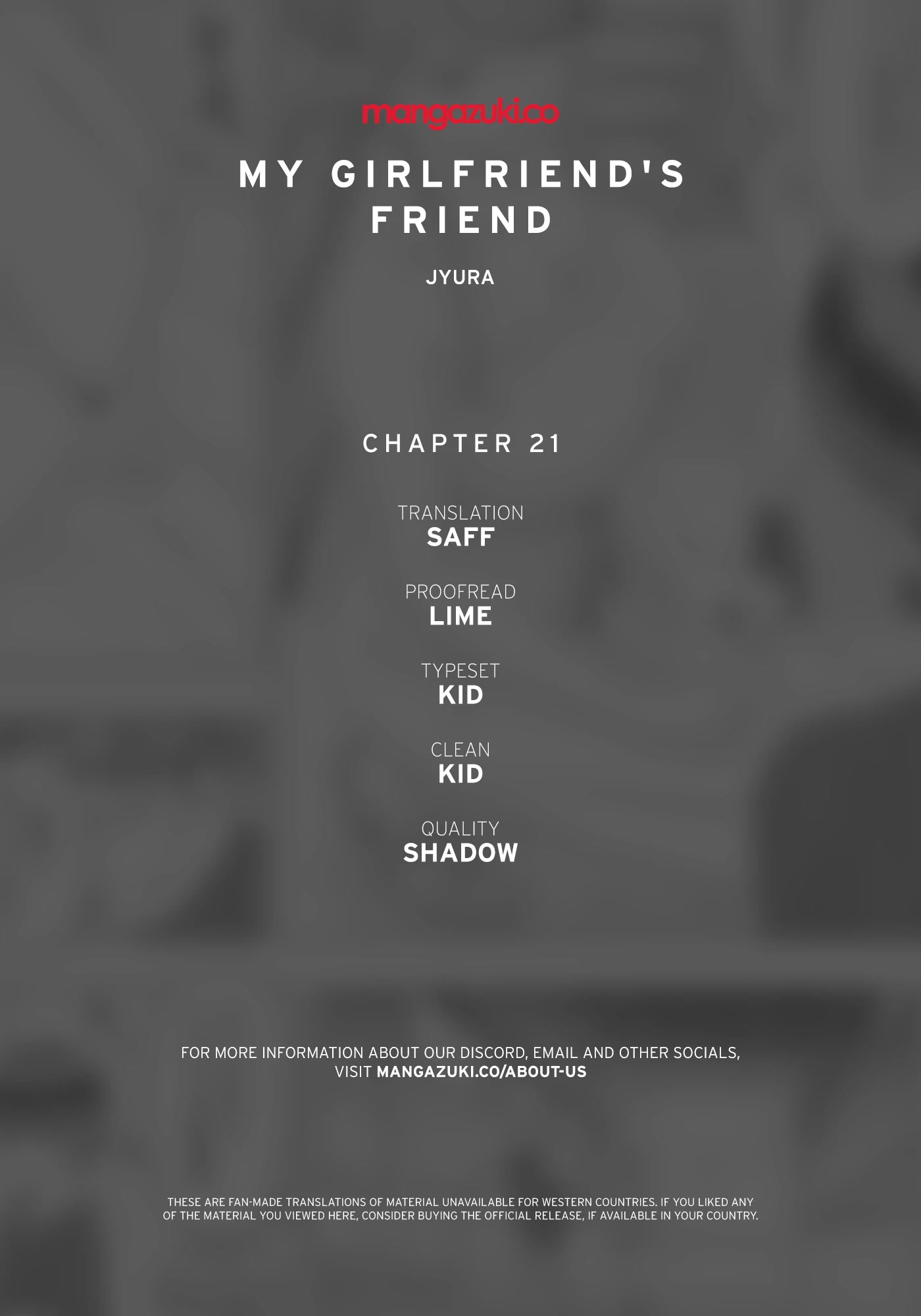My Girlfriend’s Friend Chapter 21 - Page 1
