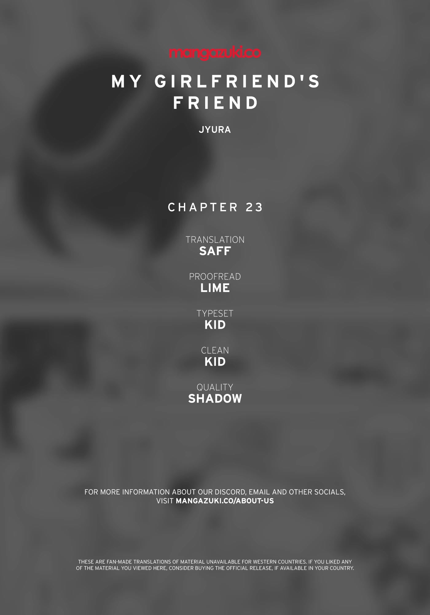 My Girlfriend’s Friend Chapter 23 - Page 1