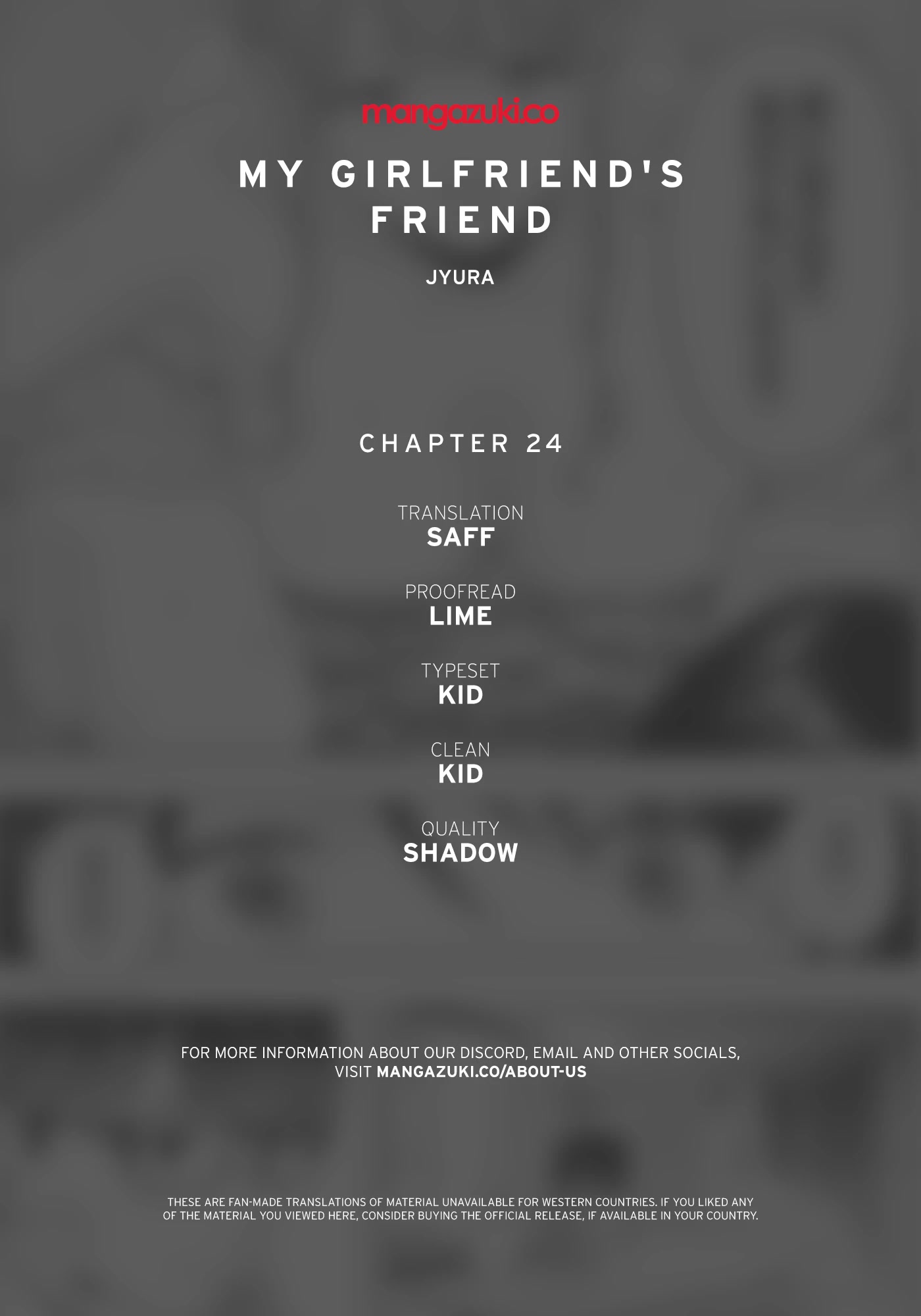 My Girlfriend’s Friend Chapter 24 - Page 1