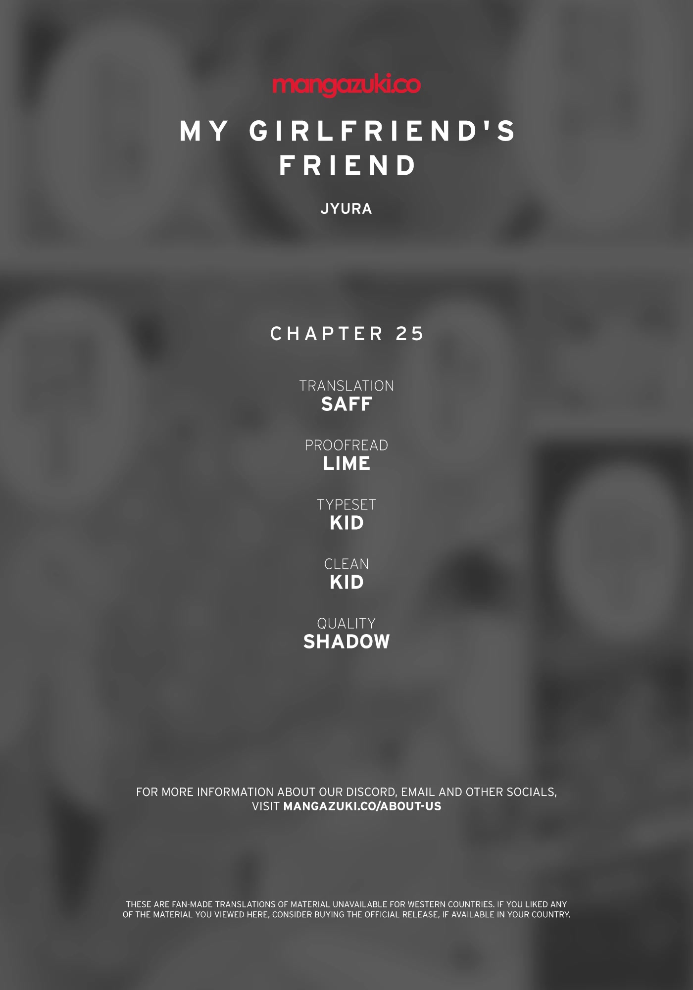 My Girlfriend’s Friend Chapter 25 - Page 1