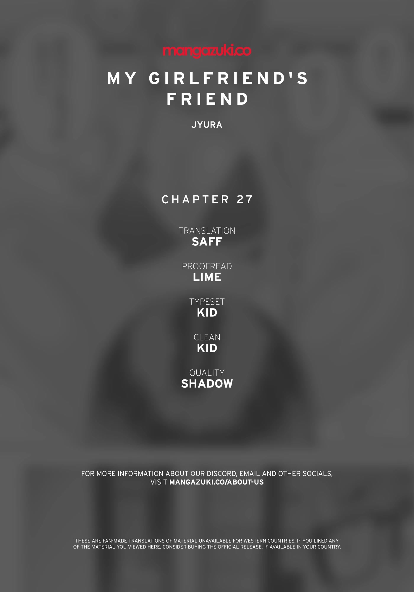 My Girlfriend’s Friend Chapter 27 - Page 1