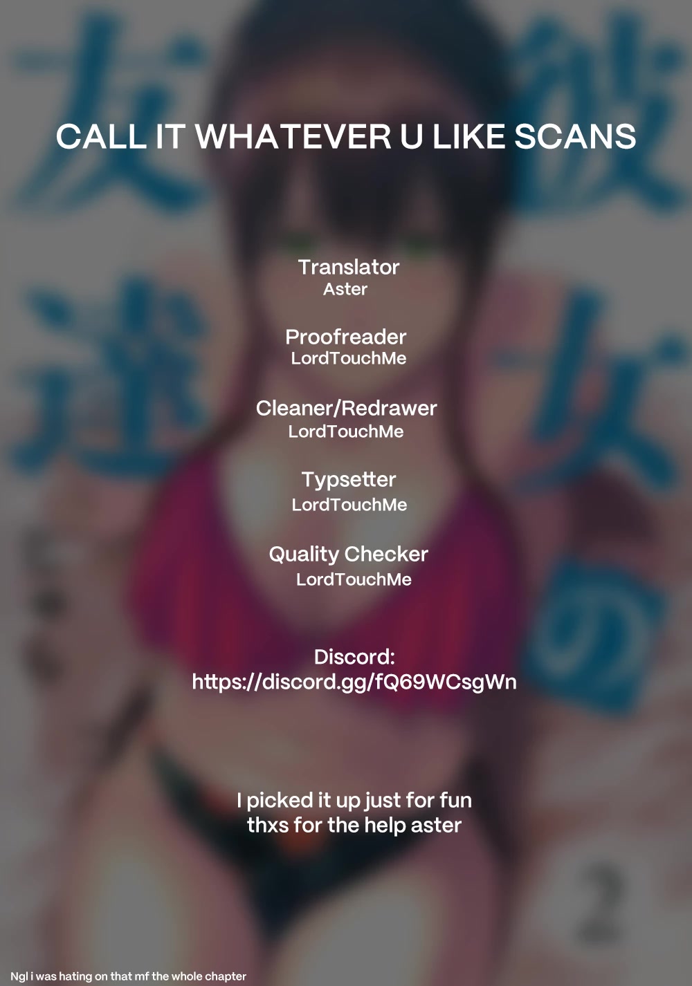 My Girlfriend’s Friend Chapter 31.5 - Page 1