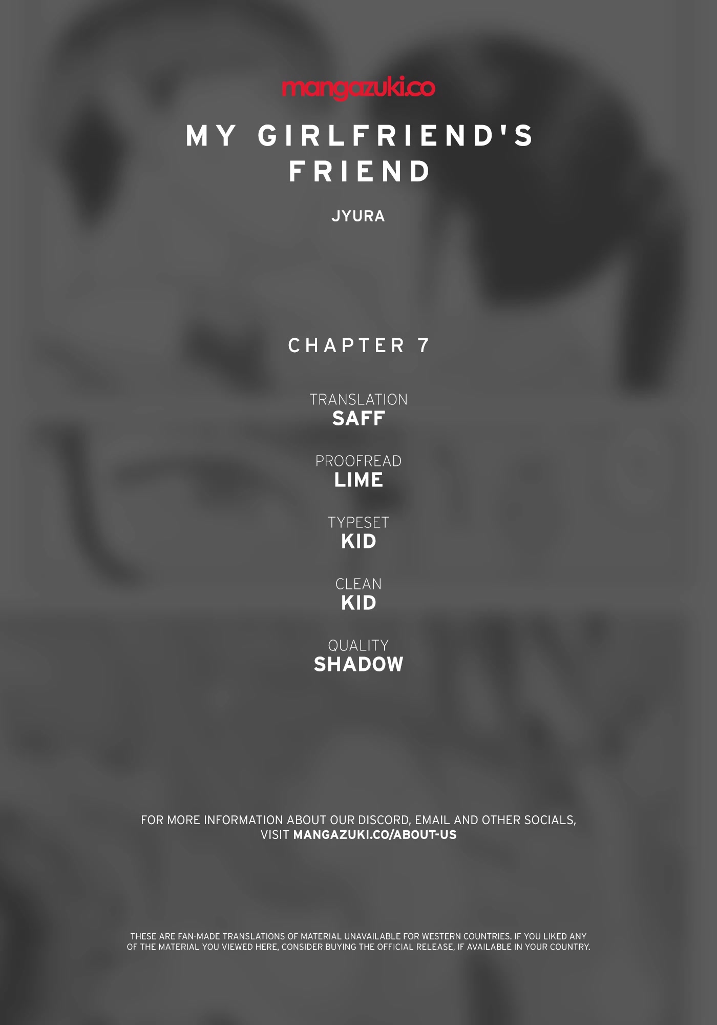 My Girlfriend’s Friend Chapter 7 - Page 1