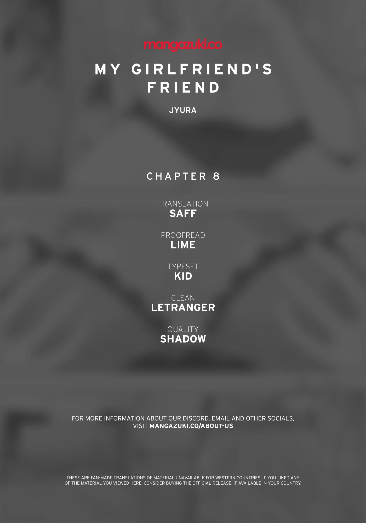 My Girlfriend’s Friend Chapter 8 - Page 1
