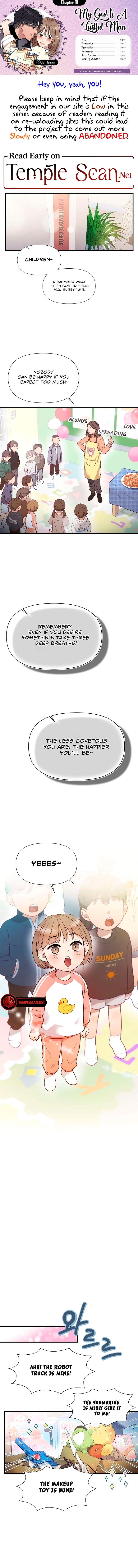 My God Is a Lustful Man Chapter 1 - Page 1