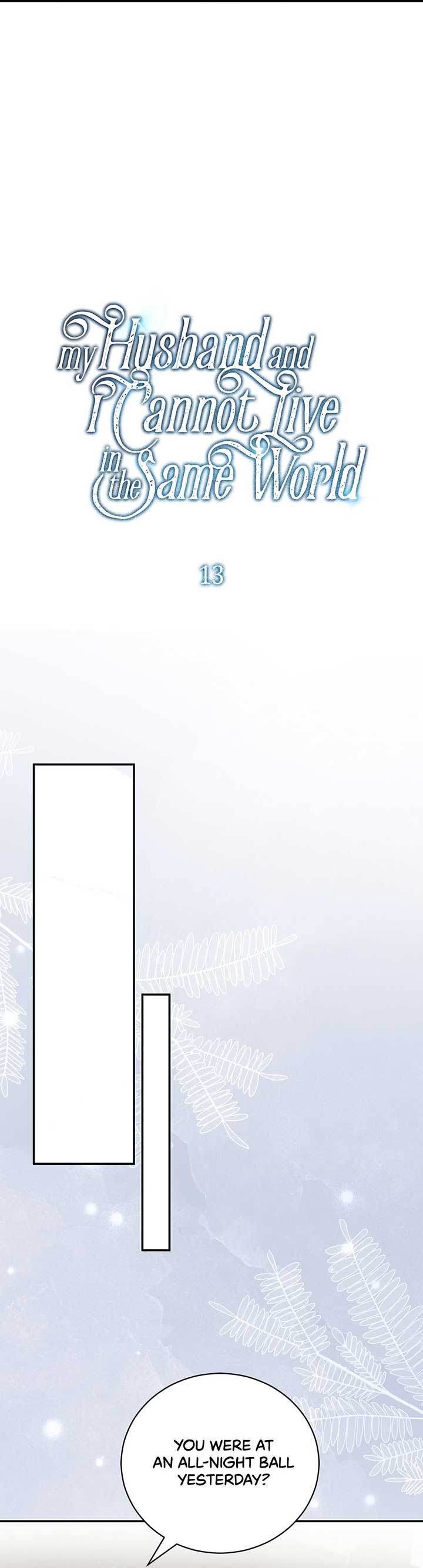 My Husband and I Cannot Live in the Same World Chapter 13 - Page 14