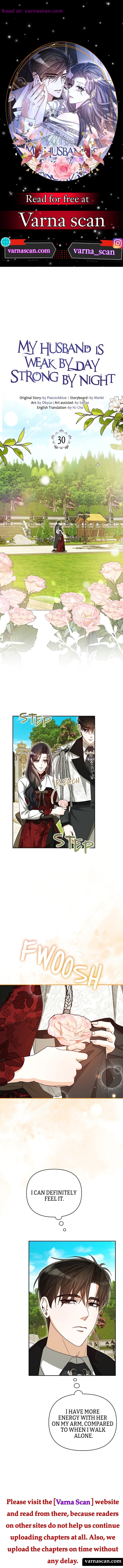 My Husband Is Weak by Day, Strong by Night Chapter 30 - Page 1